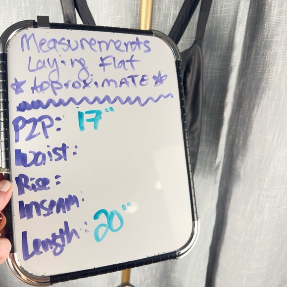 Abercrombie & Fitch Black Convertible faux leather Fitted Bustier Tank medium - Picture 2 of 11